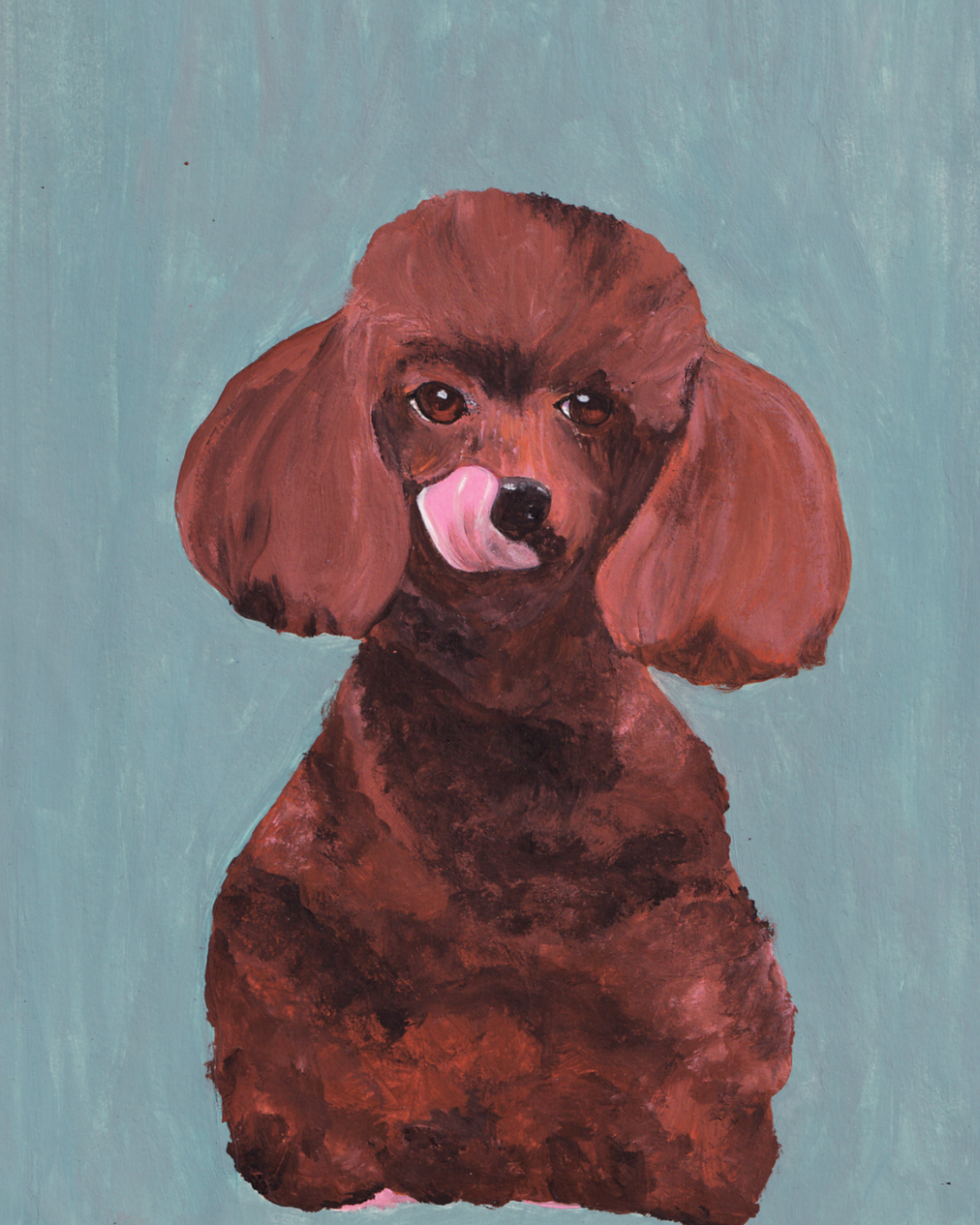 Le caniche roux