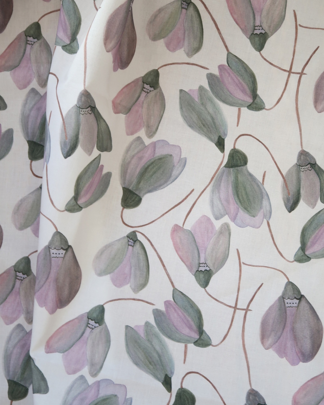 Tissu coton Tulipes