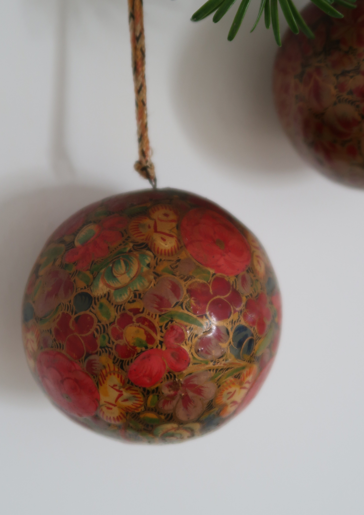 Anciennes boules de noël