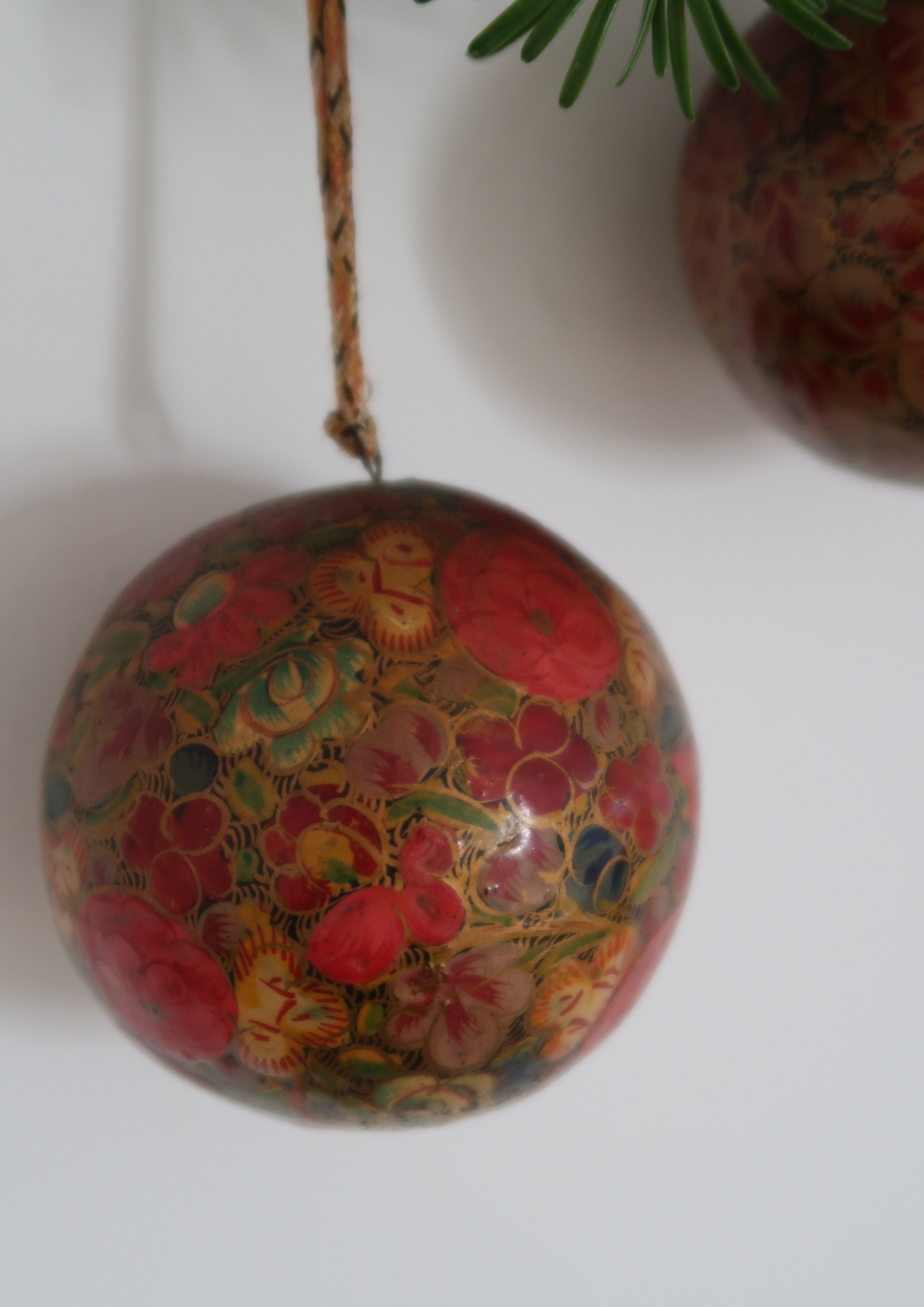 Anciennes boules de noël