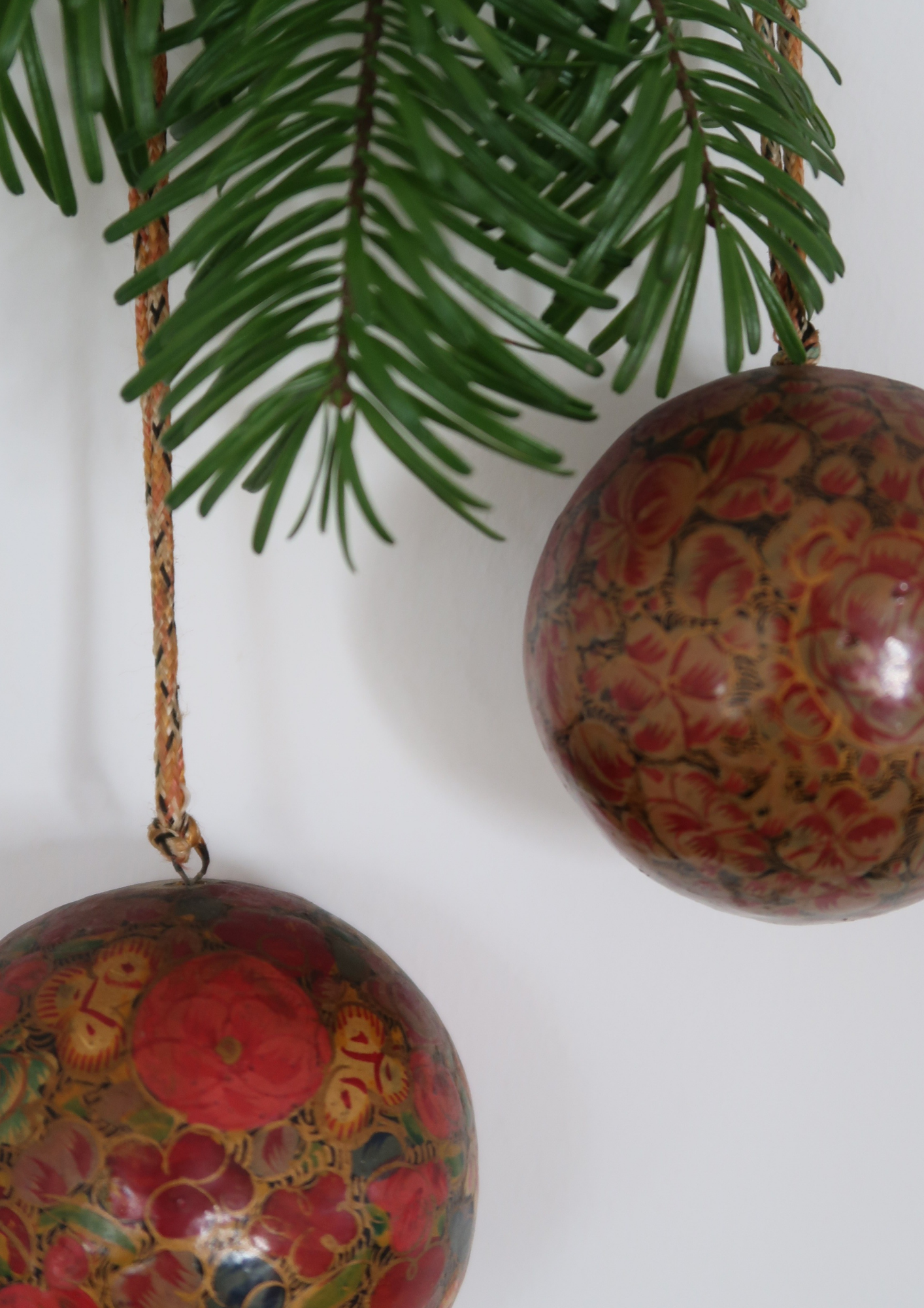 Anciennes boules de noël