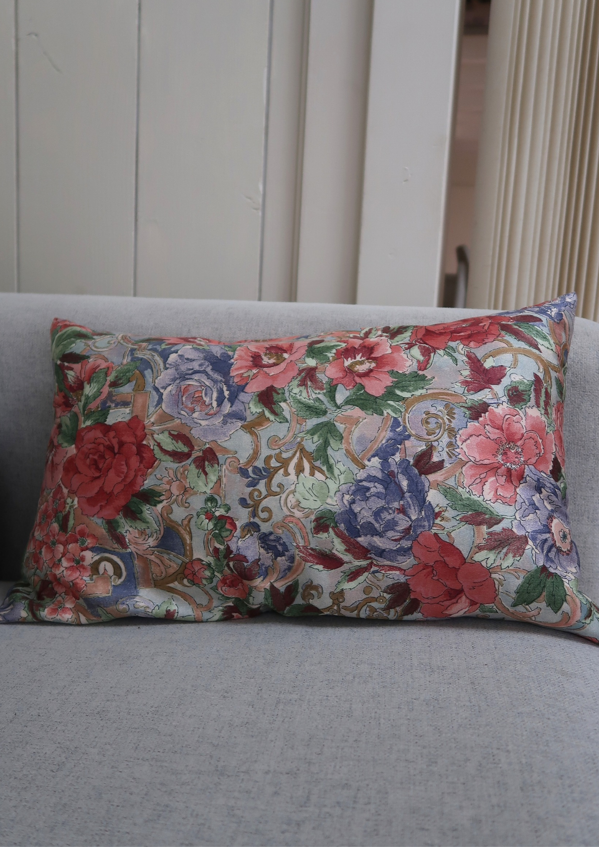 Coussin vintage Floral anglais