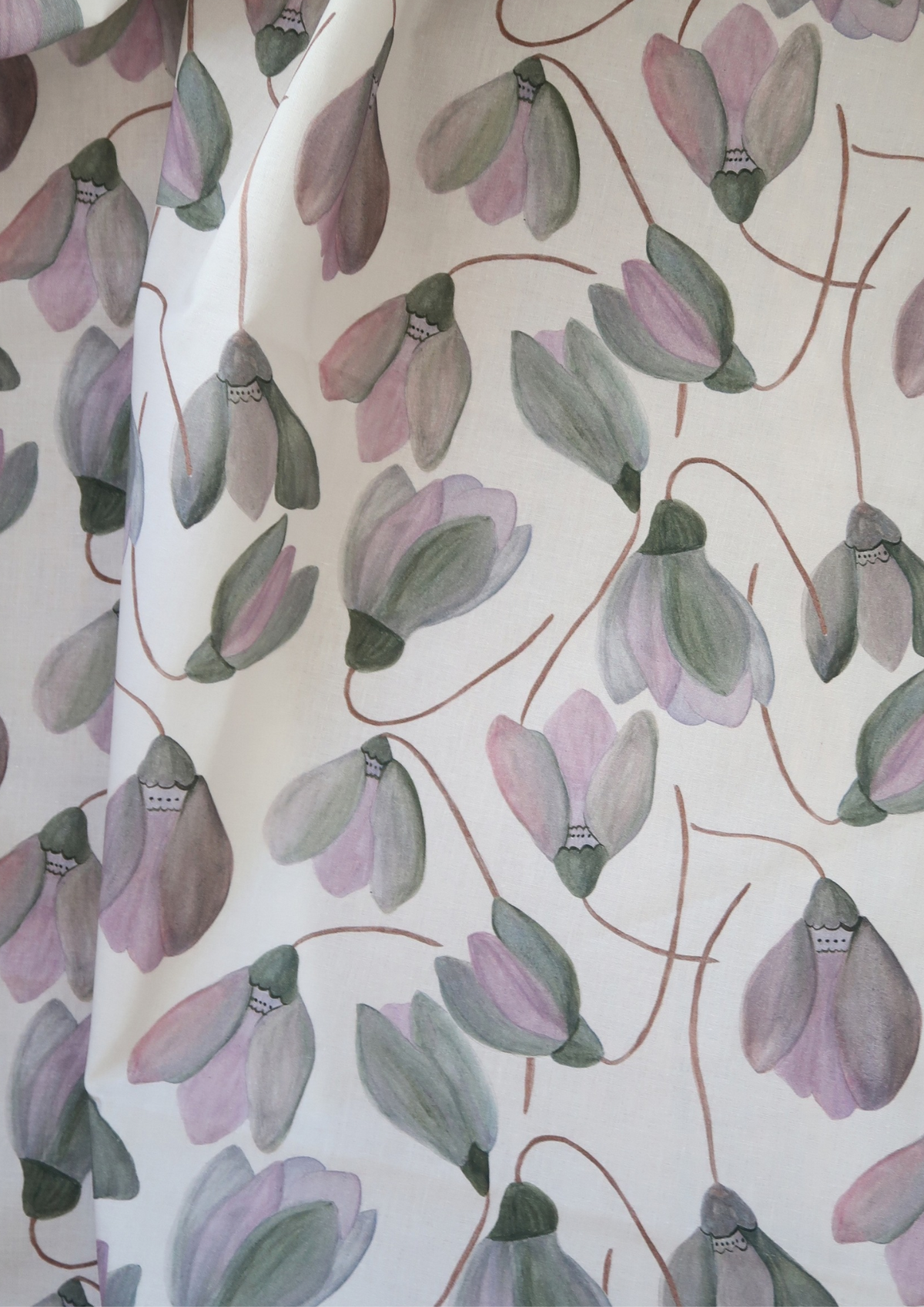 Tissu coton Tulipes