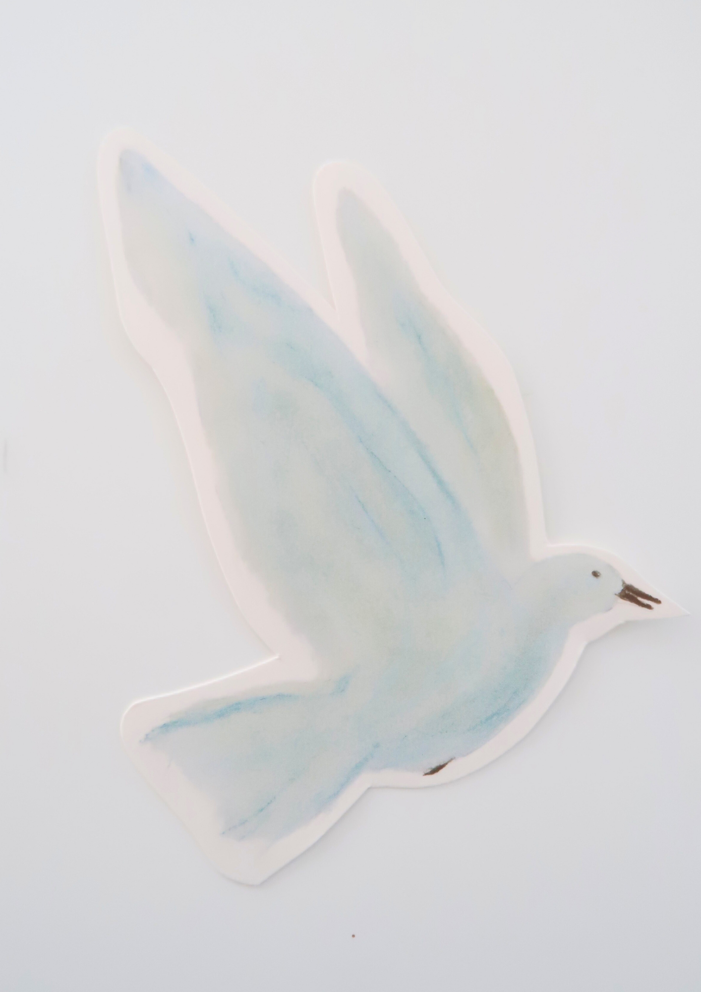 Petite carte Oiseau Bleu