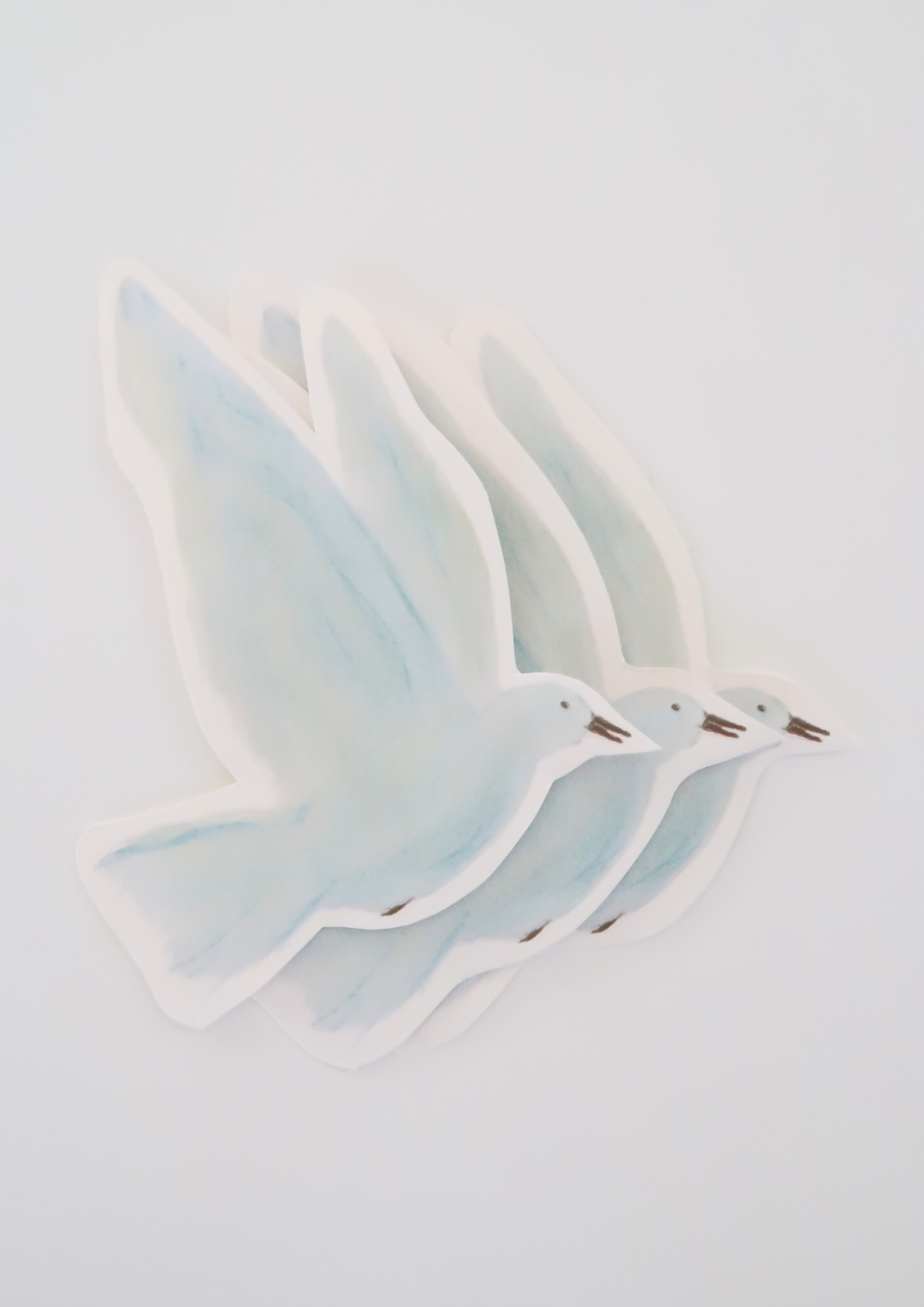Petite carte Oiseau Bleu