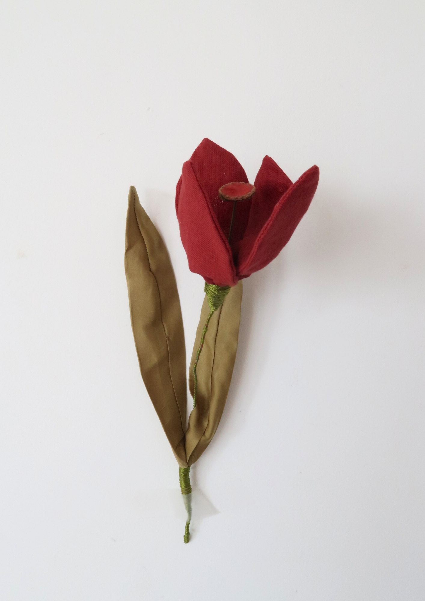 Tulipe à quatre pétales bordeaux