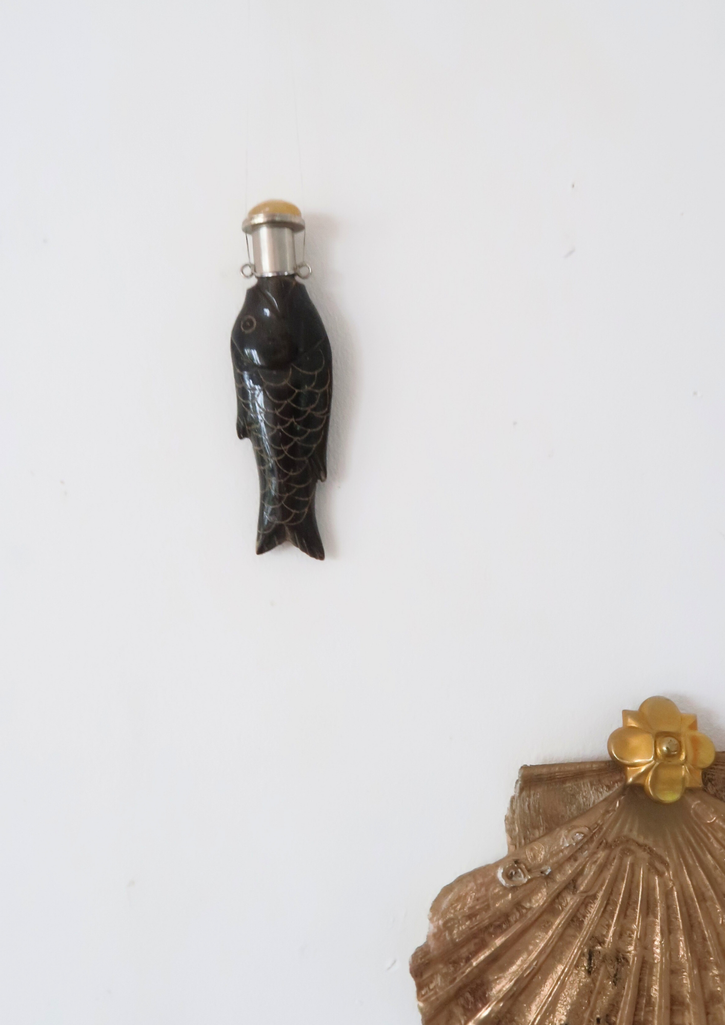 Ancien flacon de parfum Poisson