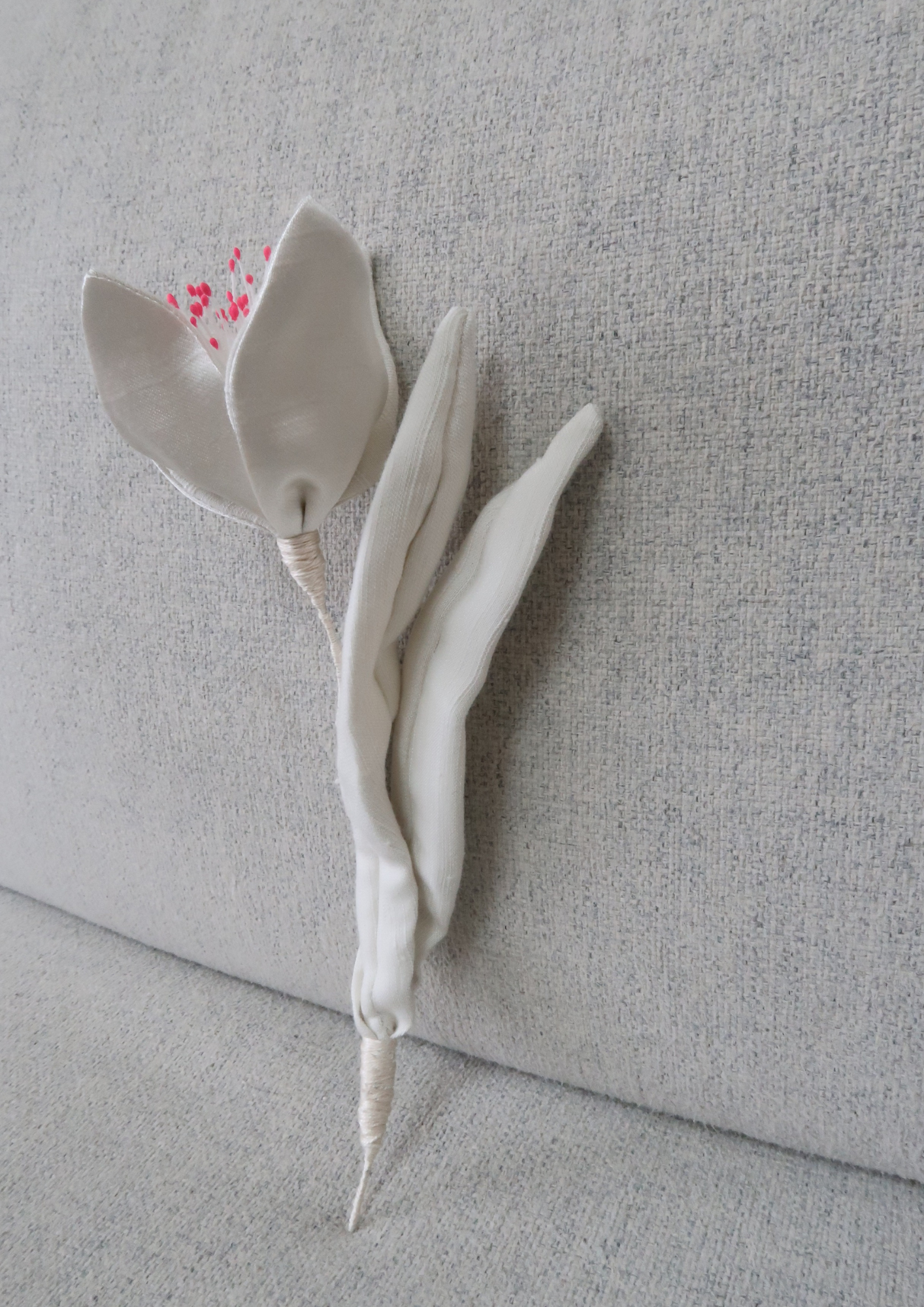 Tulipe à quatre pétale blanche