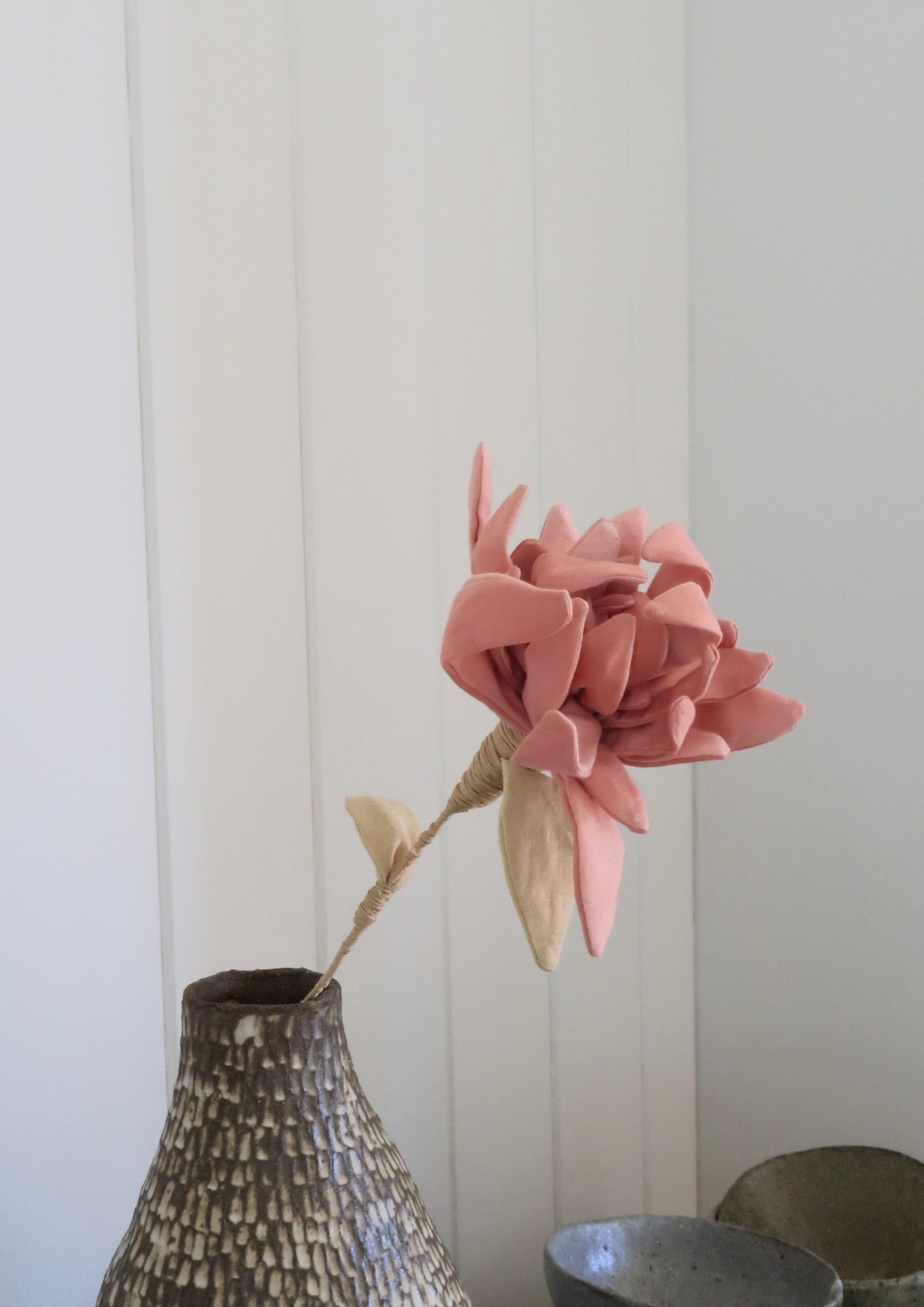 La fleur chrysanthème à la garance