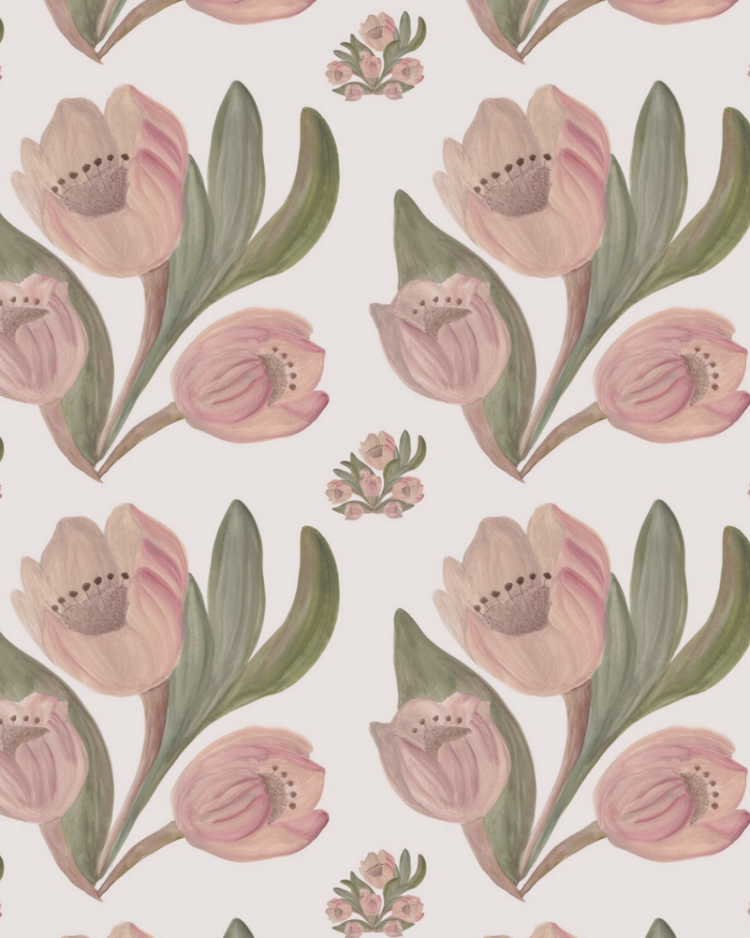 Tulipes vieux rose