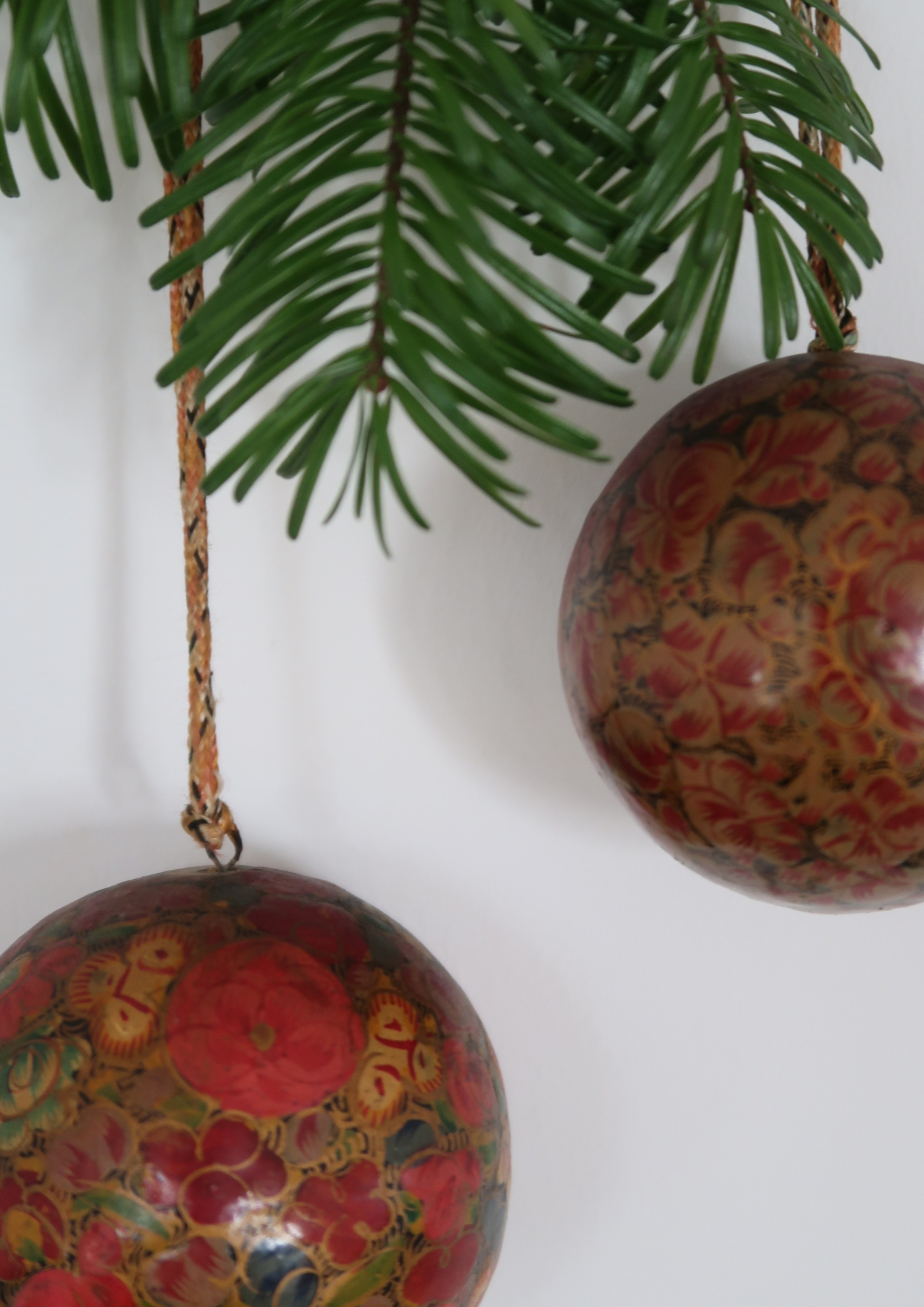 Anciennes boules de noël