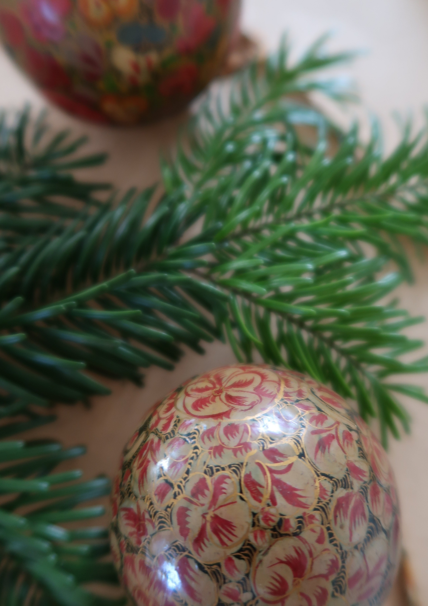 Anciennes boules de noël