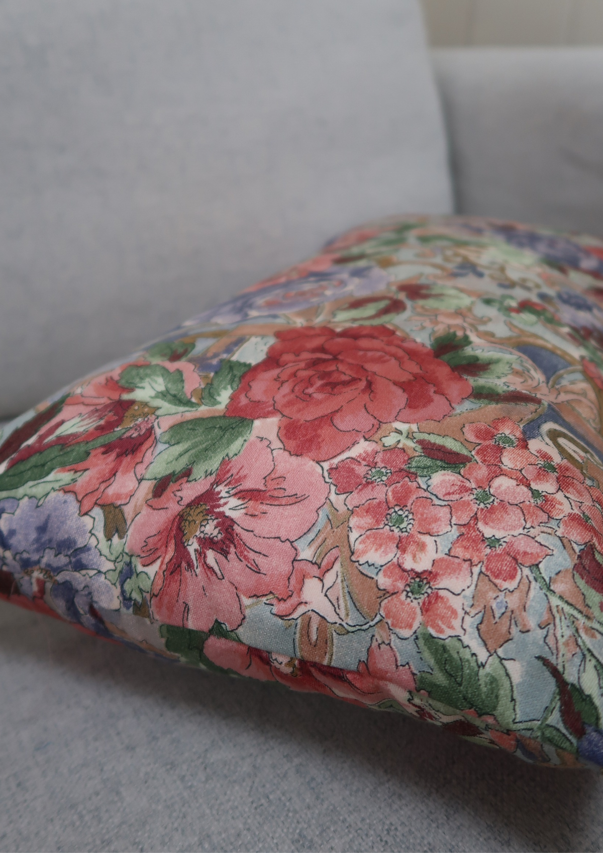 Coussin vintage Floral anglais