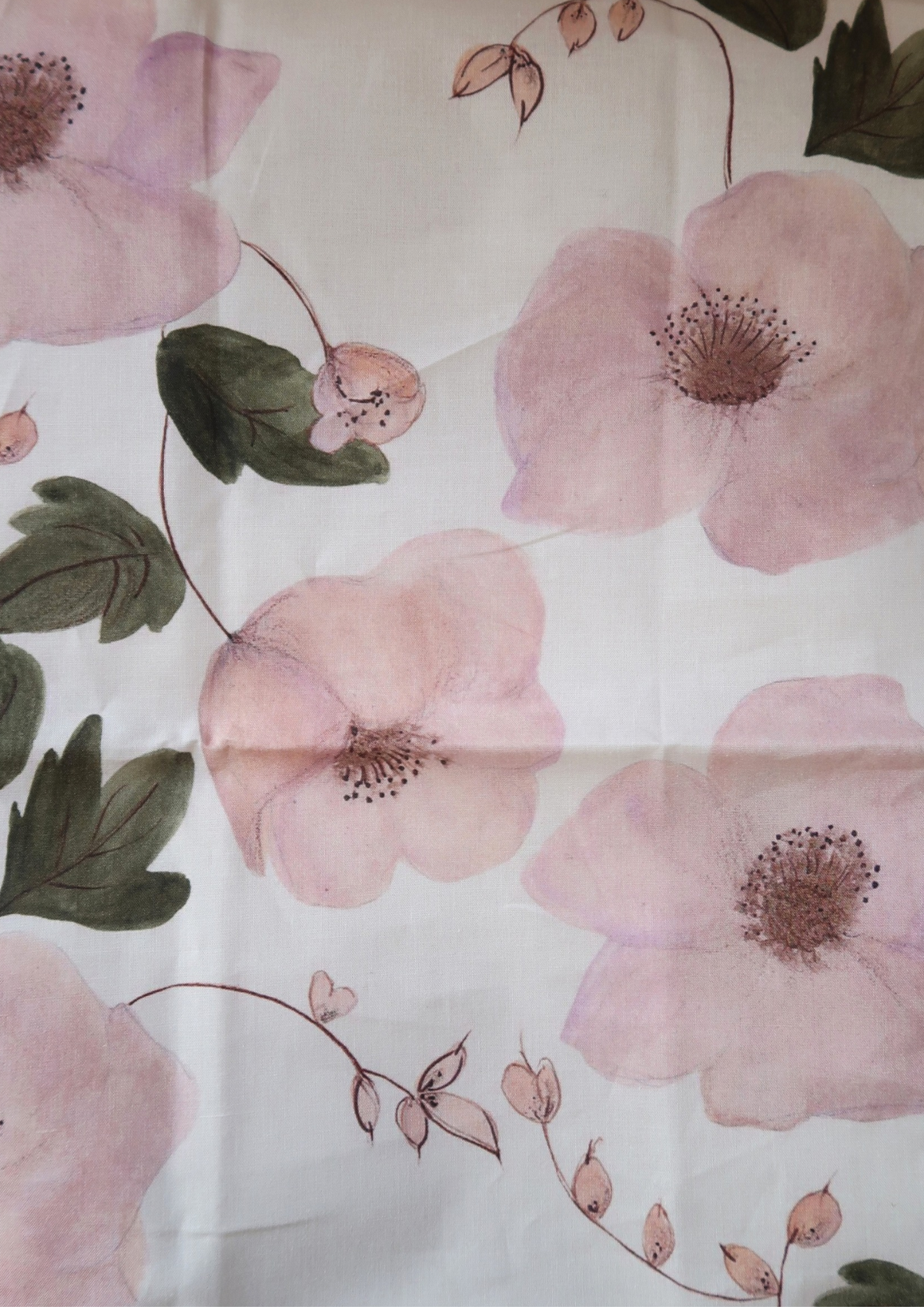Tissu cretonne Capucines