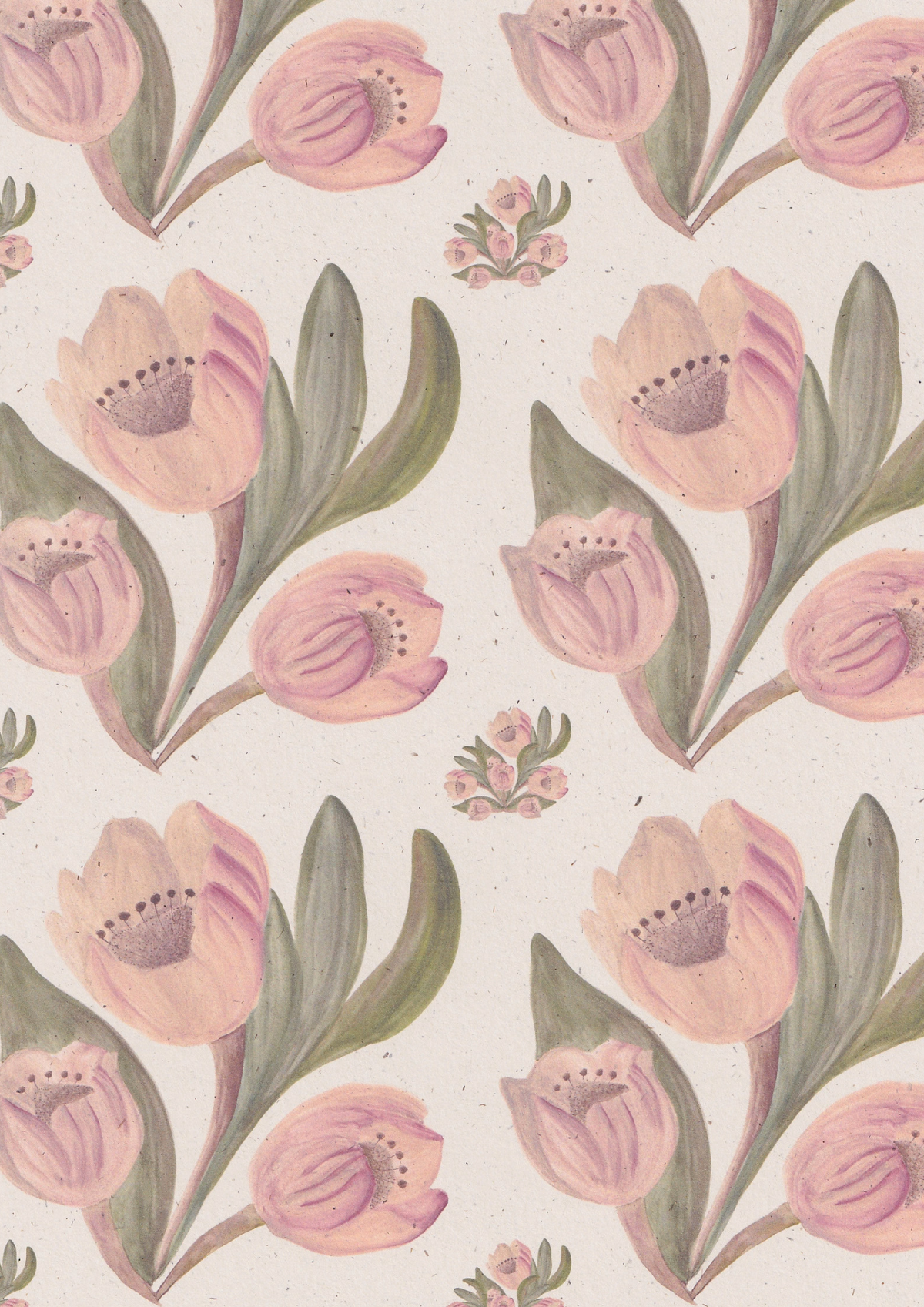 Des fleurs à la maison - Les tulipes vieux rose