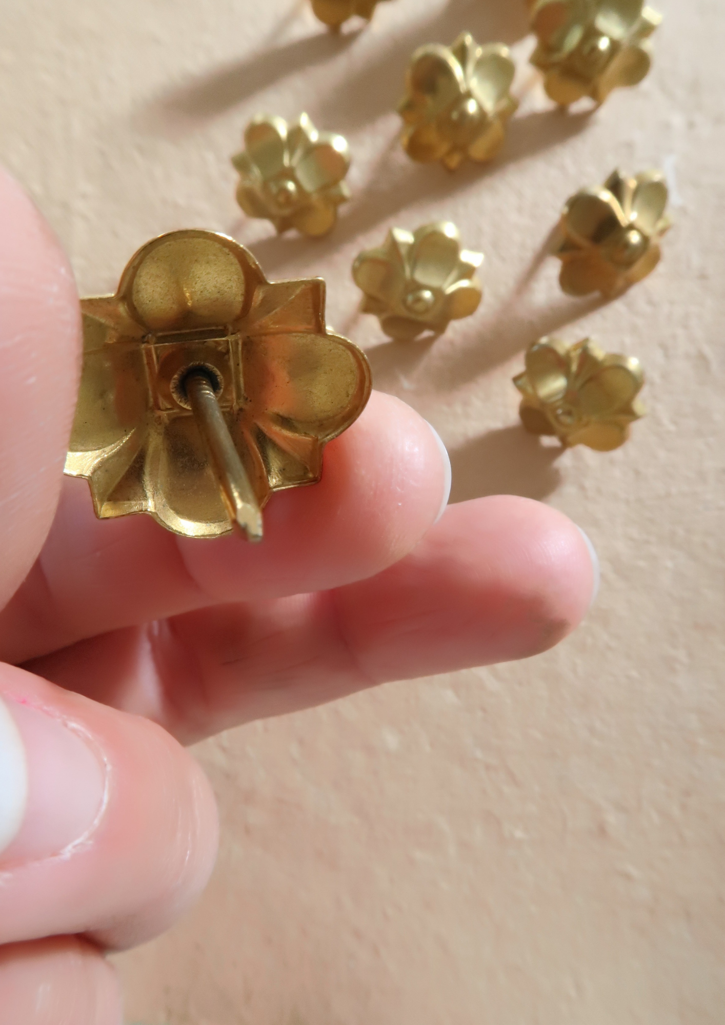 Petit clous fleurs à tapissier (lot de 10)