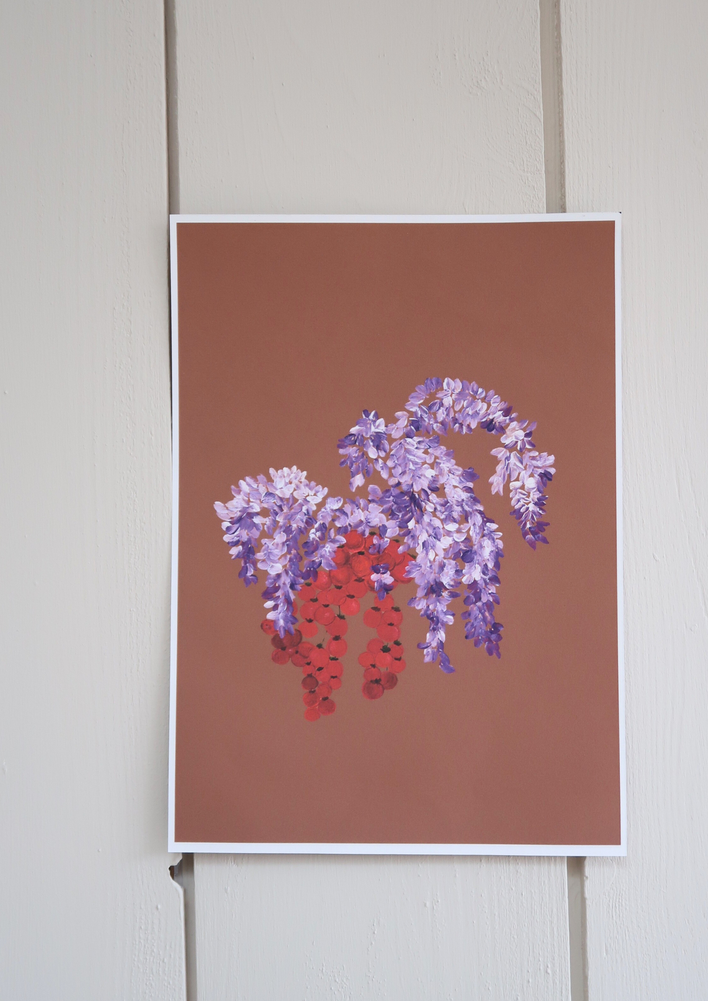 Glycine et tomates cerises