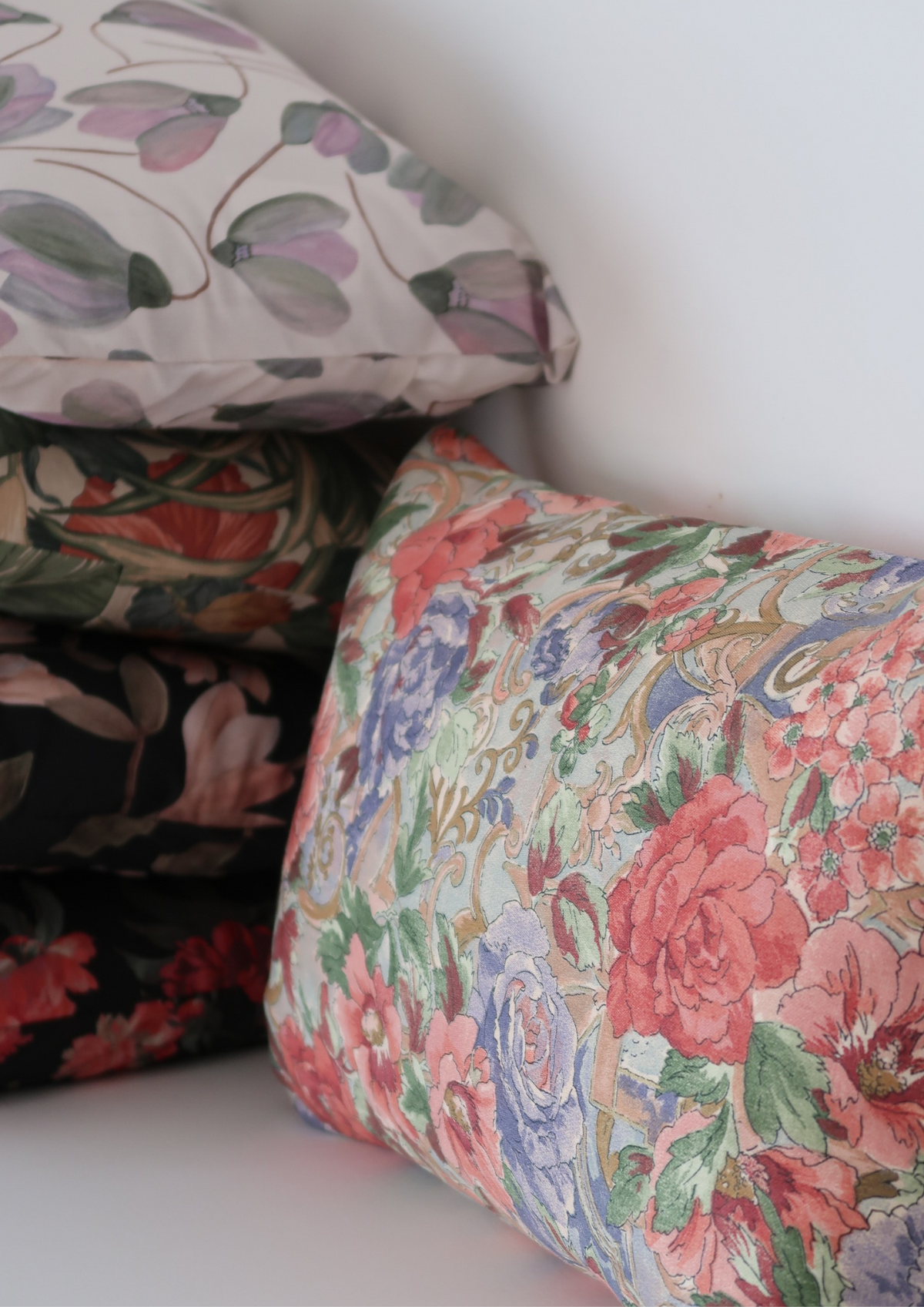 Coussin vintage Floral anglais