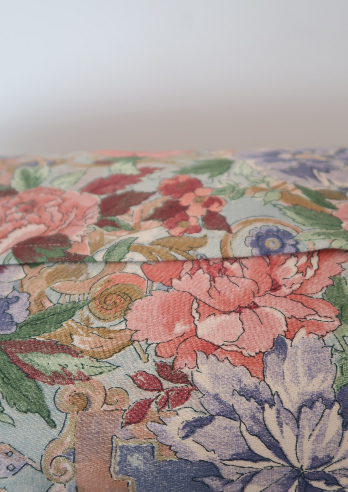 Coussin vintage Floral anglais