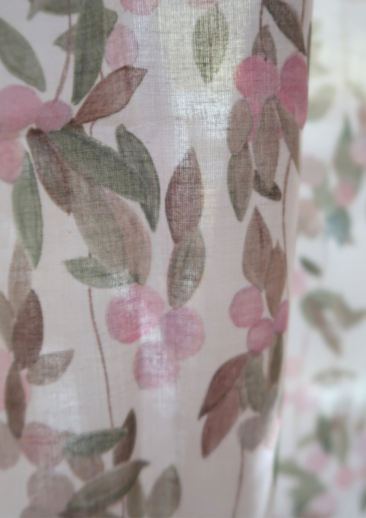 Tissu voile de coton Petites baies