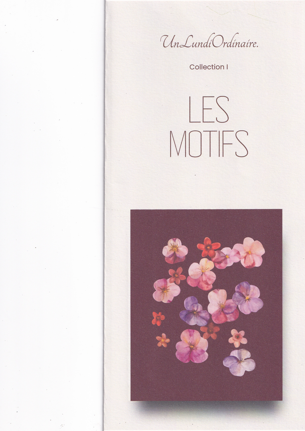 UnLundiOrdinaire. Journal - Collection I LES MOTIFS