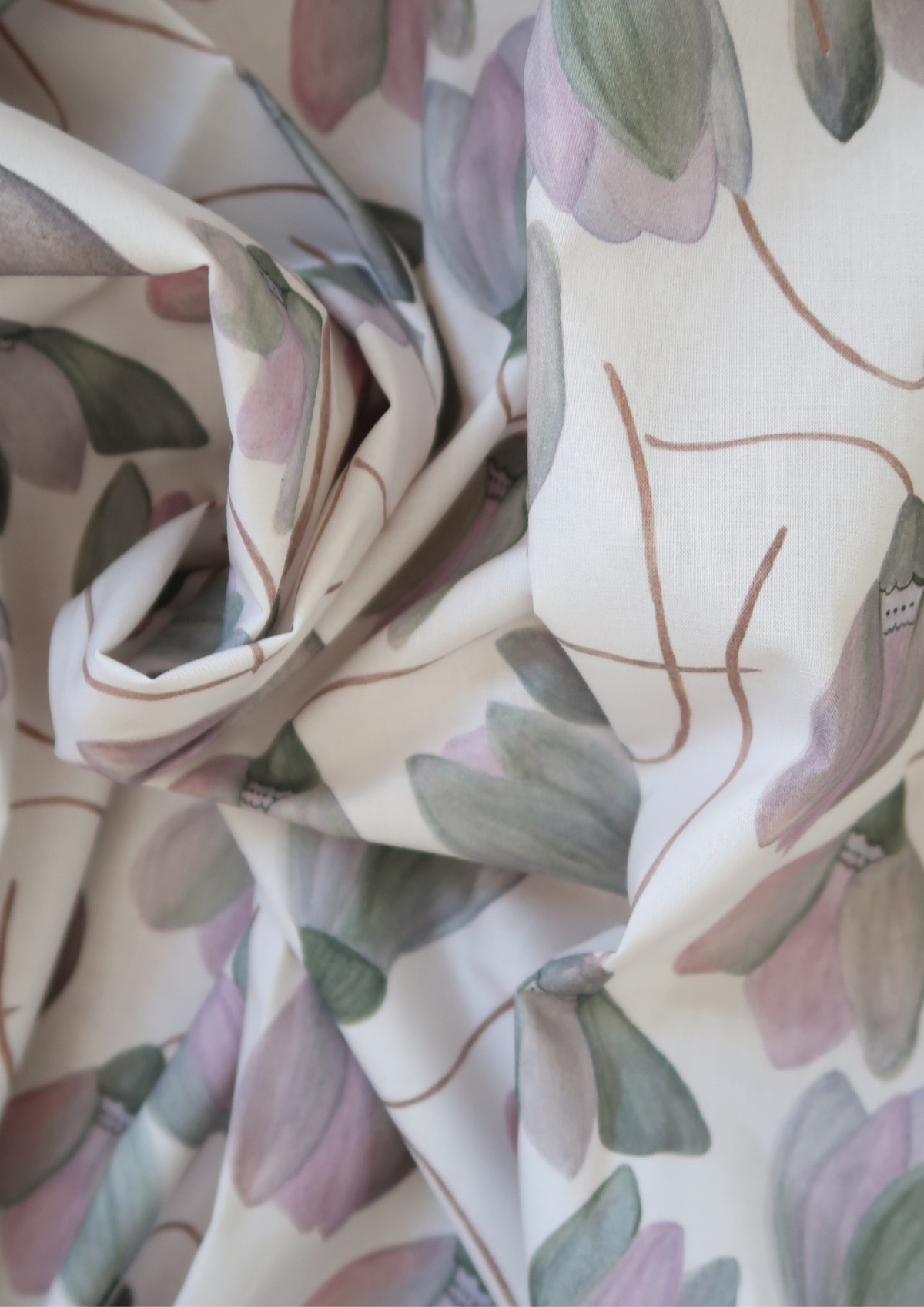 Tissu coton Tulipes