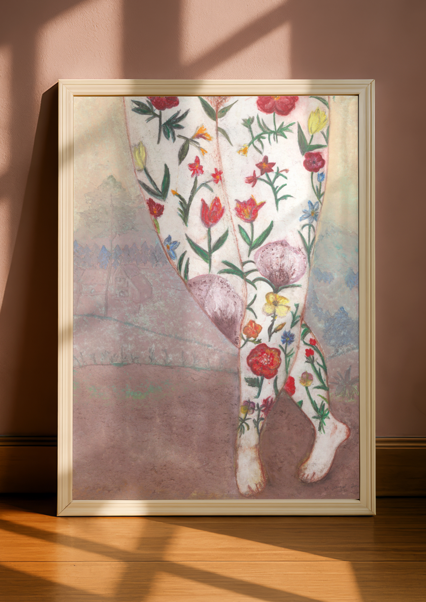 Jambes tatouées