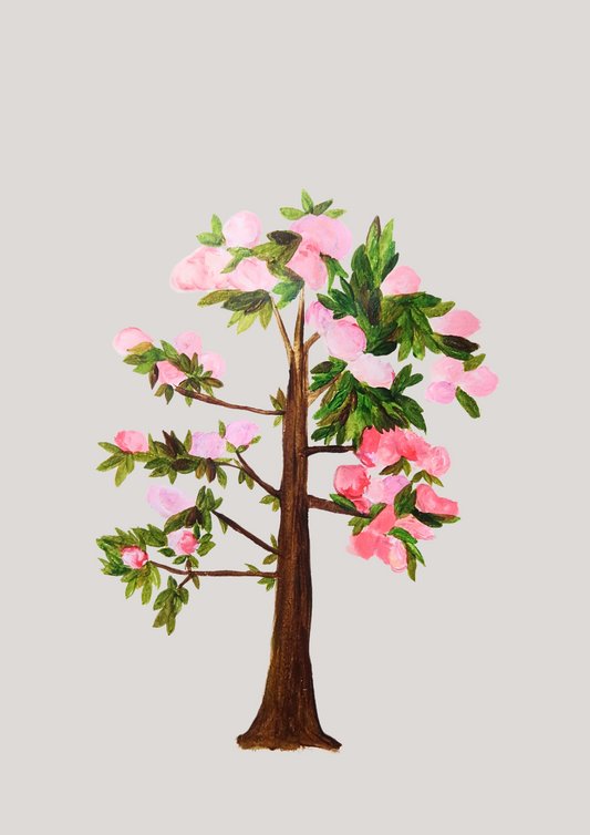 Le cerisier- Format 18x24cm