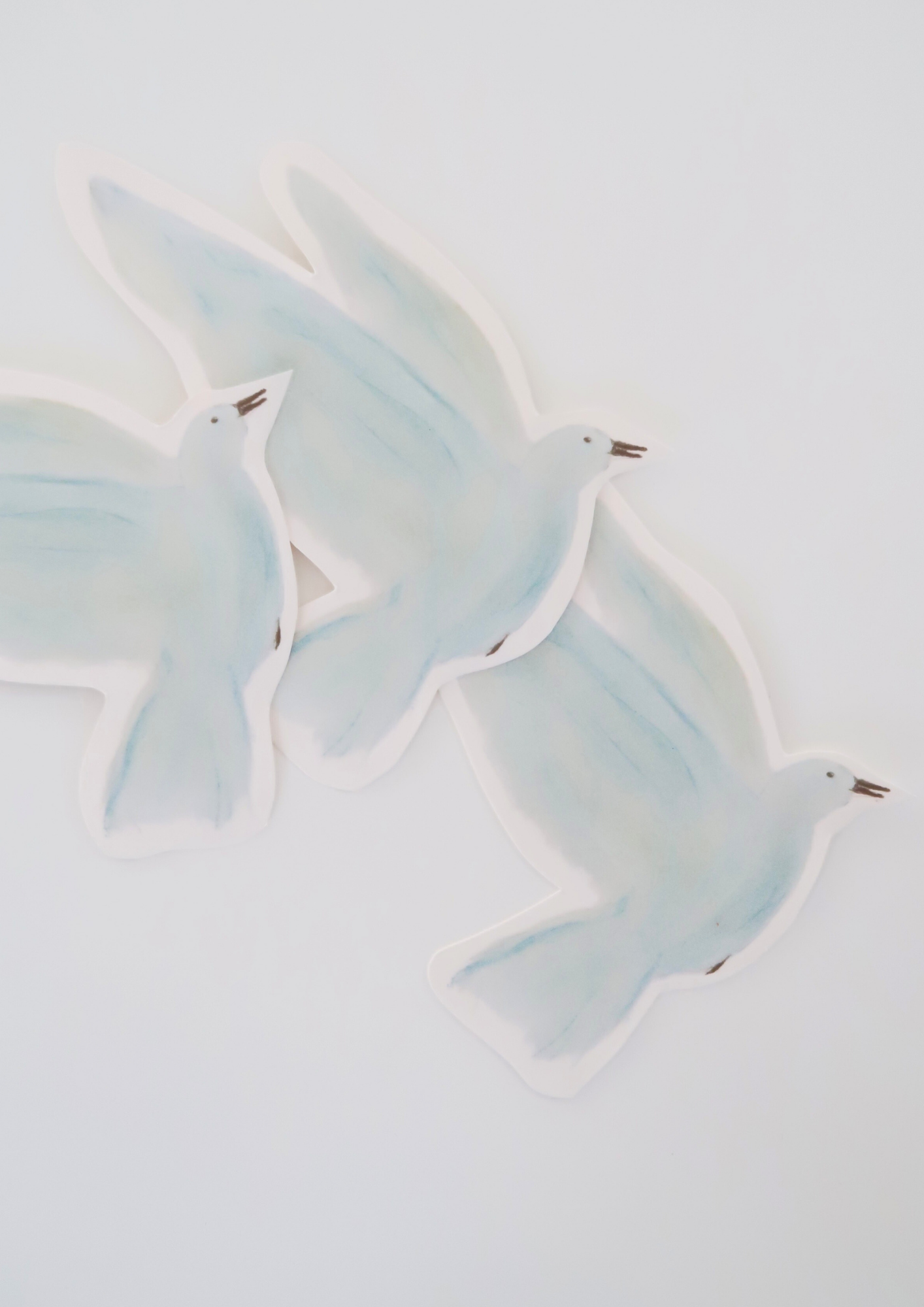 Petite carte Oiseau Bleu