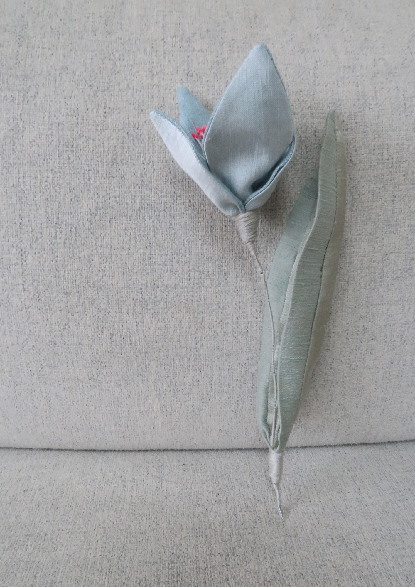 Tulipe à quatre pétales bleue