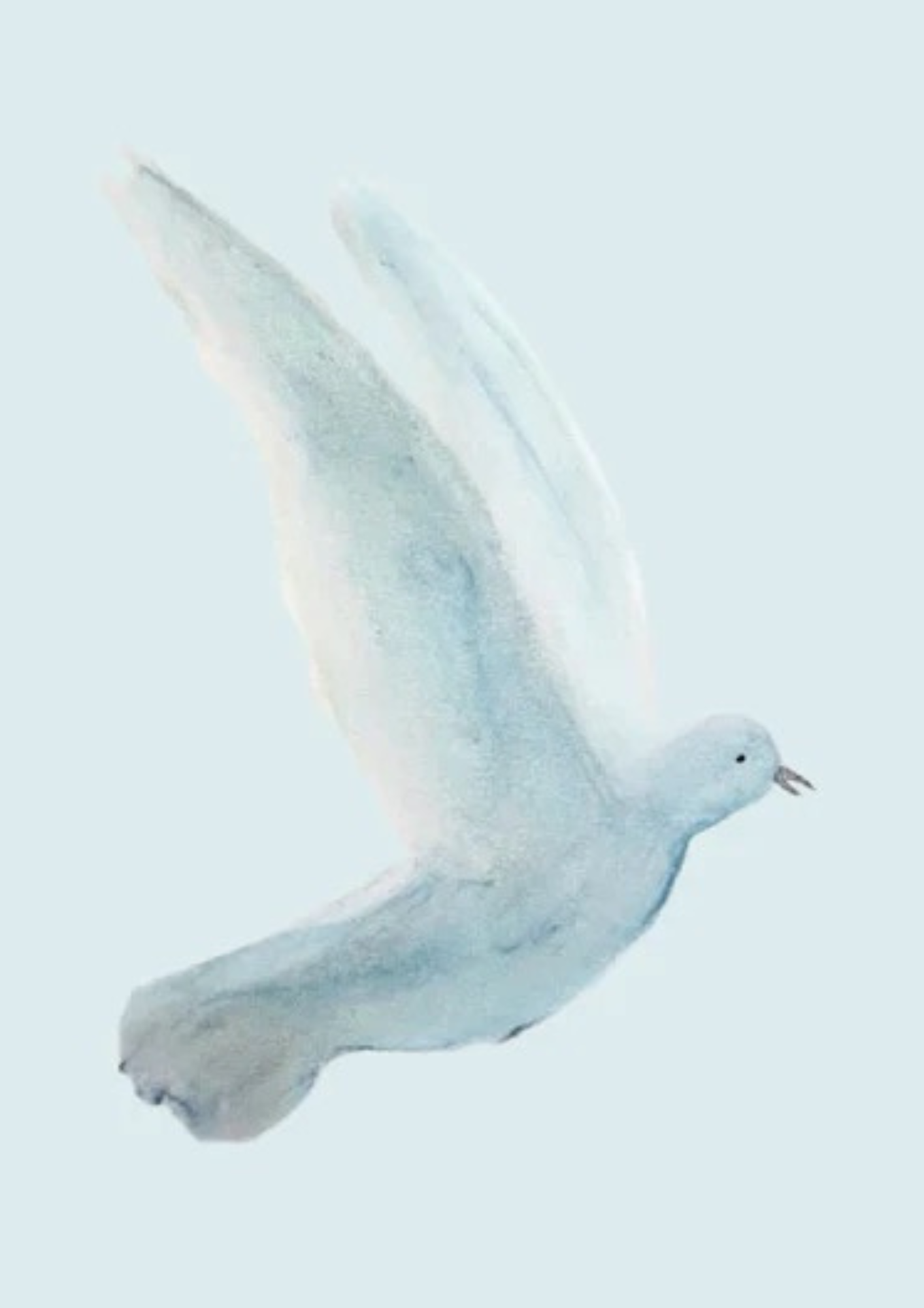 L'oiseau bleu - Format 9x13cm